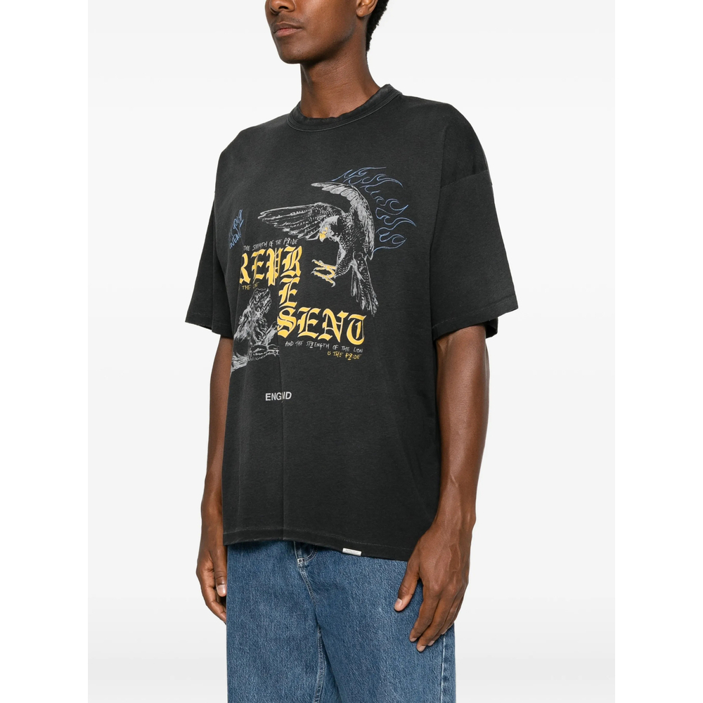 [Represent] T-shirts Short Sleeve FW26 MLM101188-02  BLACK