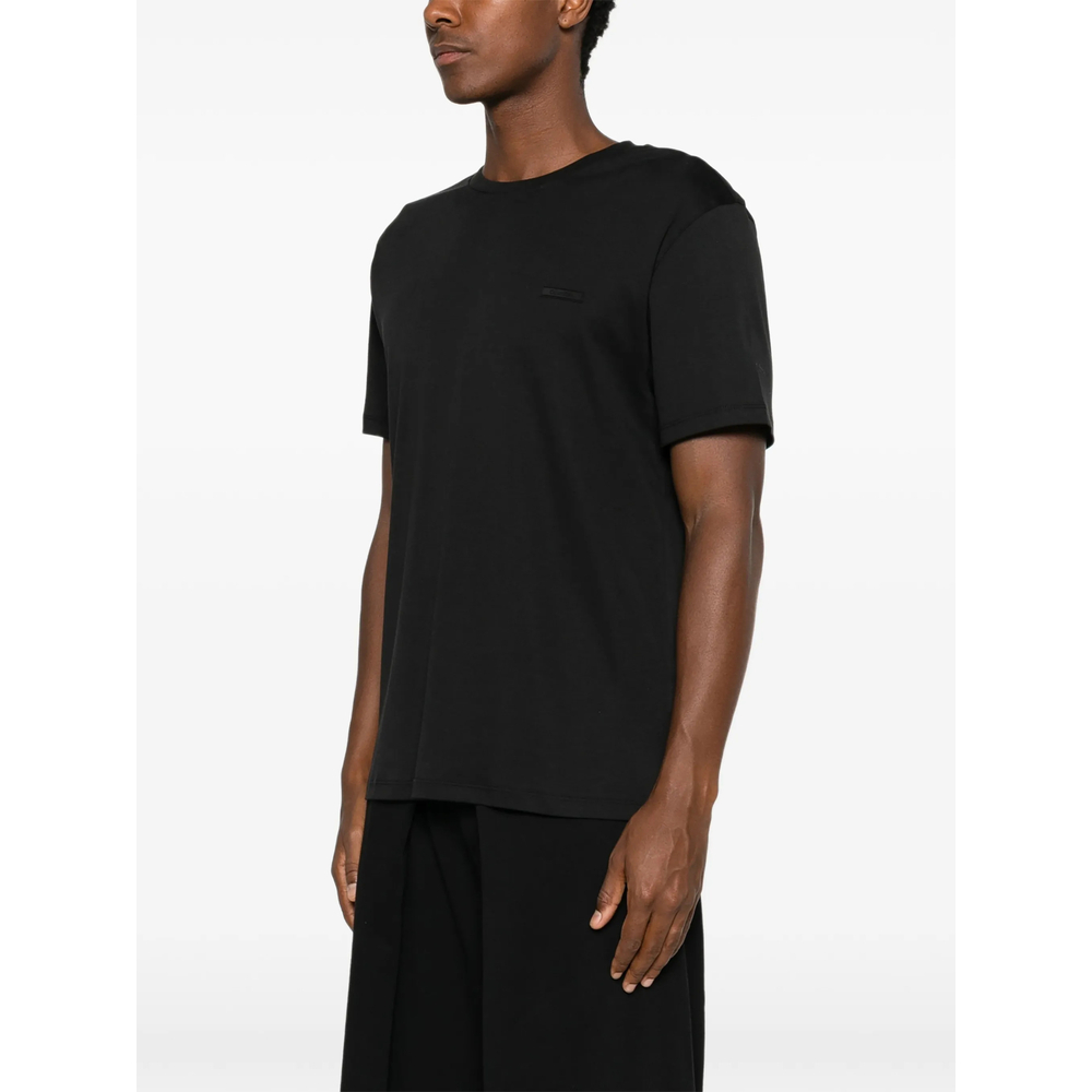 [CALVIN KLEIN] T-shirts Short Sleeve FW26 LV04LG222GUB1  BLACK
