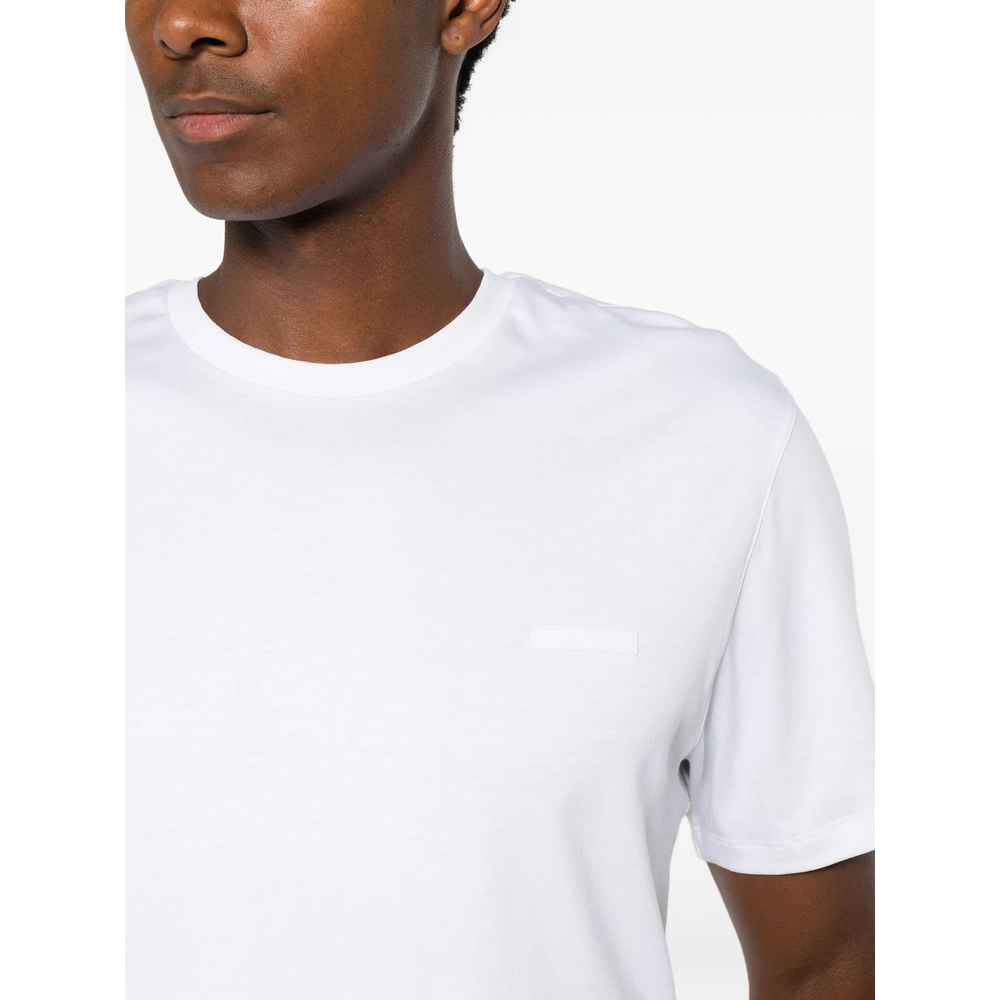 [CALVIN KLEIN] T-shirts Short Sleeve FW26 LV04LG222GYAF  BRWHI