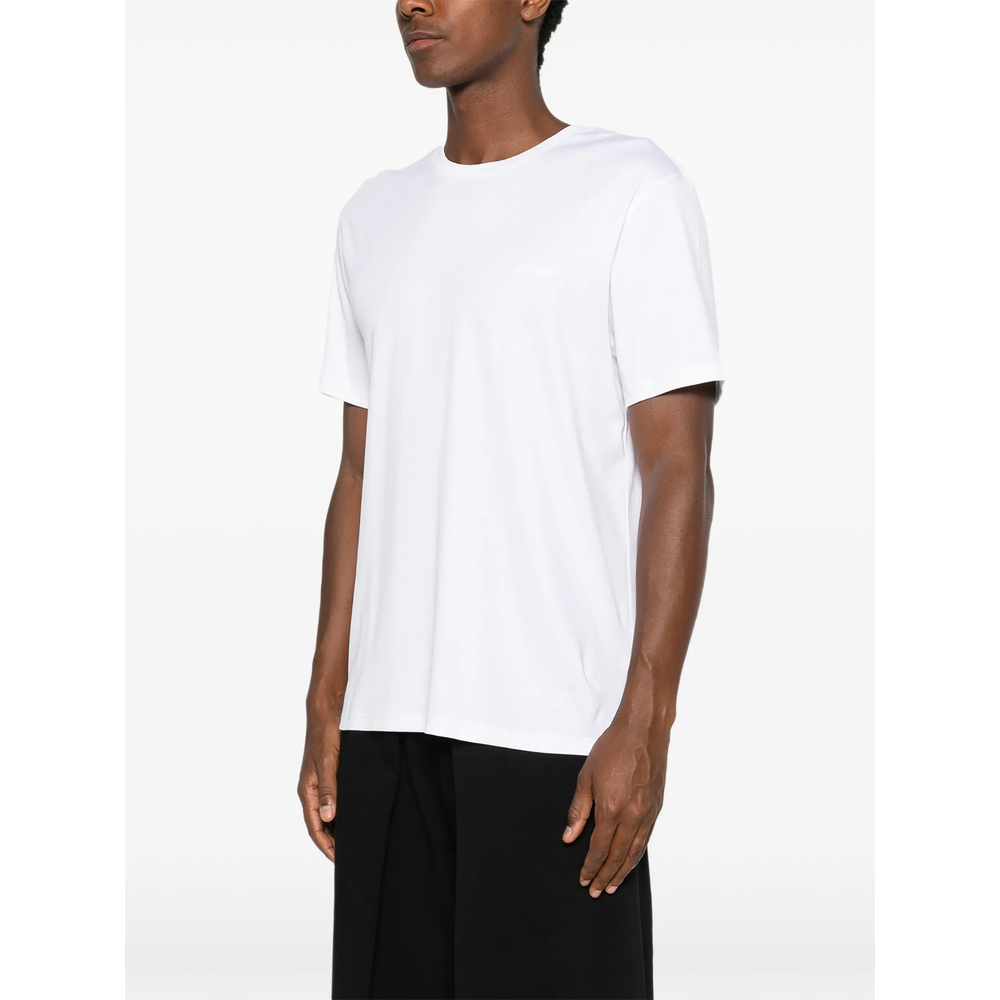 [CALVIN KLEIN] T-shirts Short Sleeve FW26 LV04LG222GYAF  BRWHI