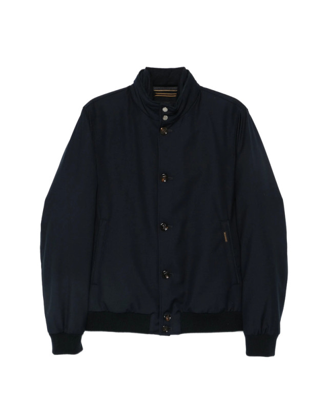 [Moorer] Bomber Jacket FW26 O100246 JANOS-PUM DKBLU