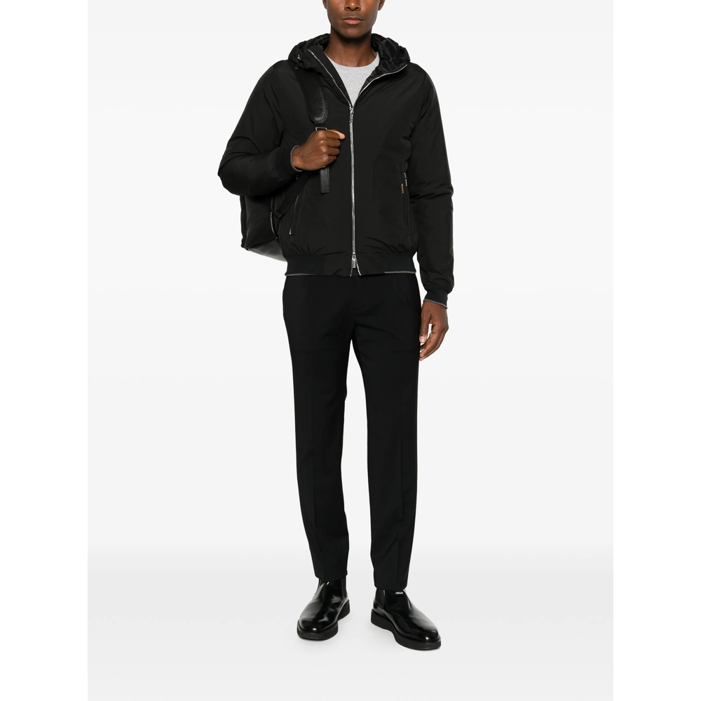 [Moorer] Zip up FW26 I100050 ONIRO NERO