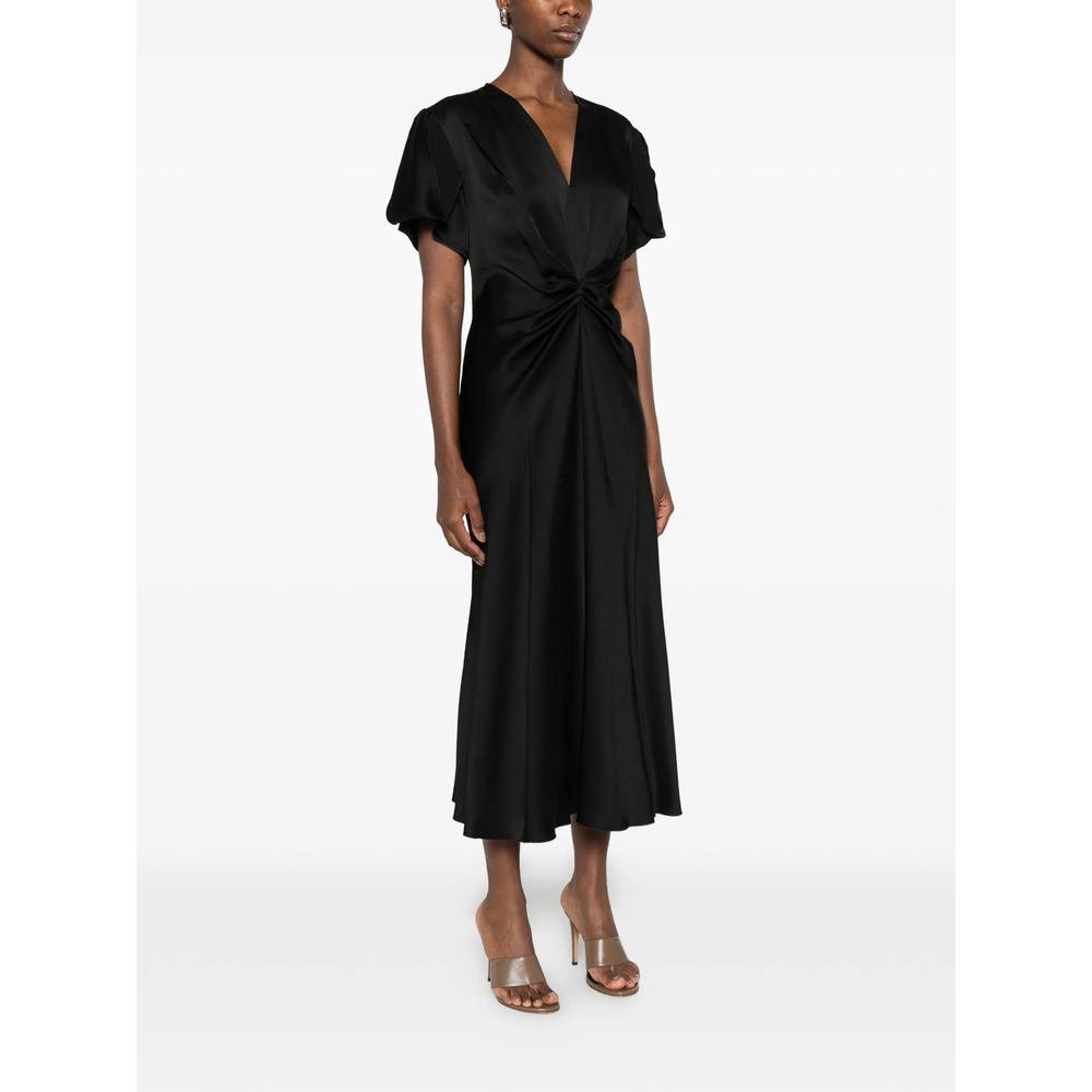 [VICTORIA BECKHAM] Short sleeve dress FW26 1226WDR005195D  BLACK