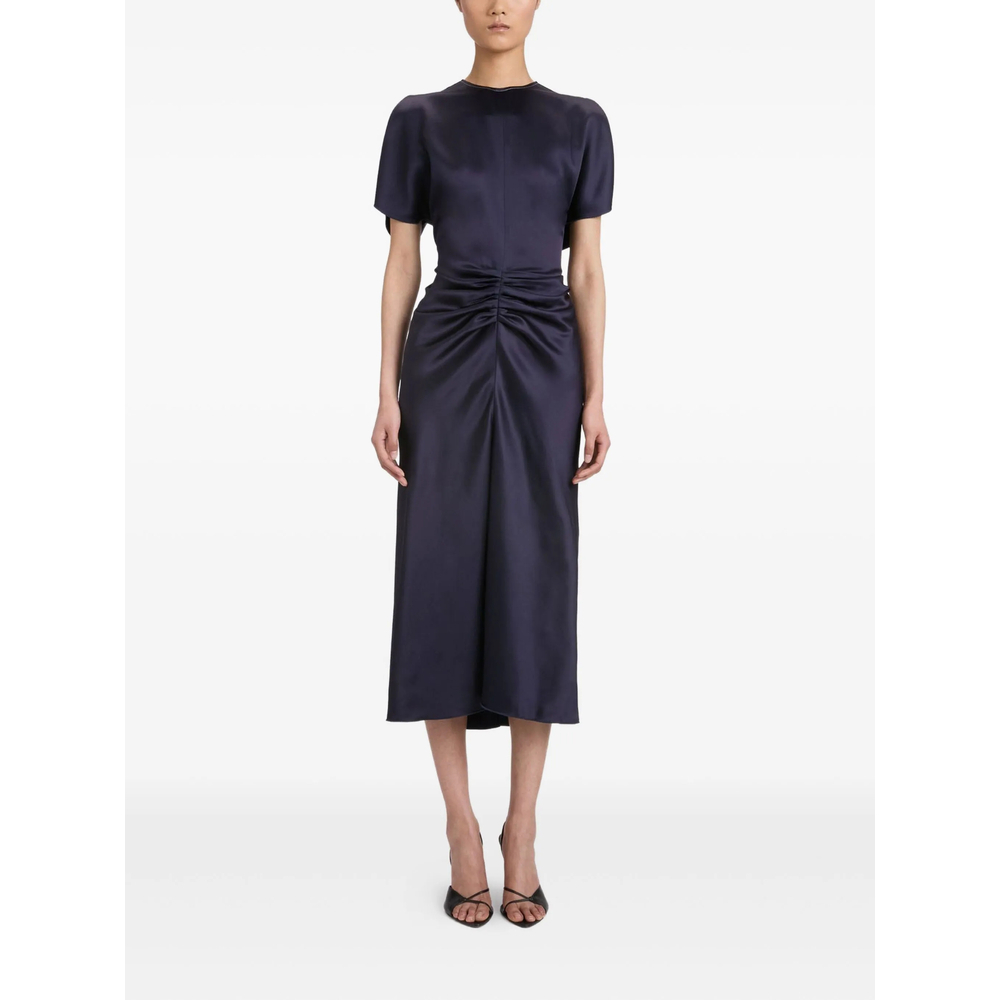 [VICTORIA BECKHAM] Short sleeve dress FW26 1325WDR005227D  MIDNI