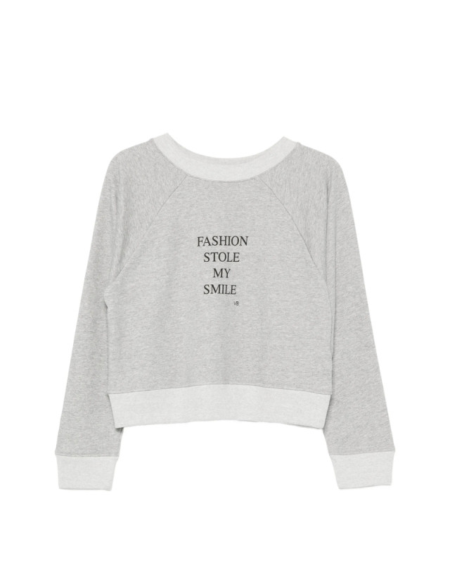 [VICTORIA BECKHAM] Sweatshirt FW26 1326JSS007532B  GREYM