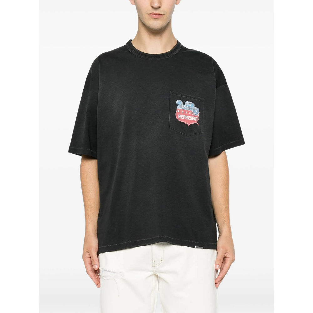 [Represent] T-shirts Short Sleeve FW26 MLM101221-04  BLACK