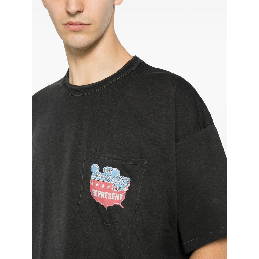 [Represent] T-shirts Short Sleeve FW26 MLM101221-04  BLACK