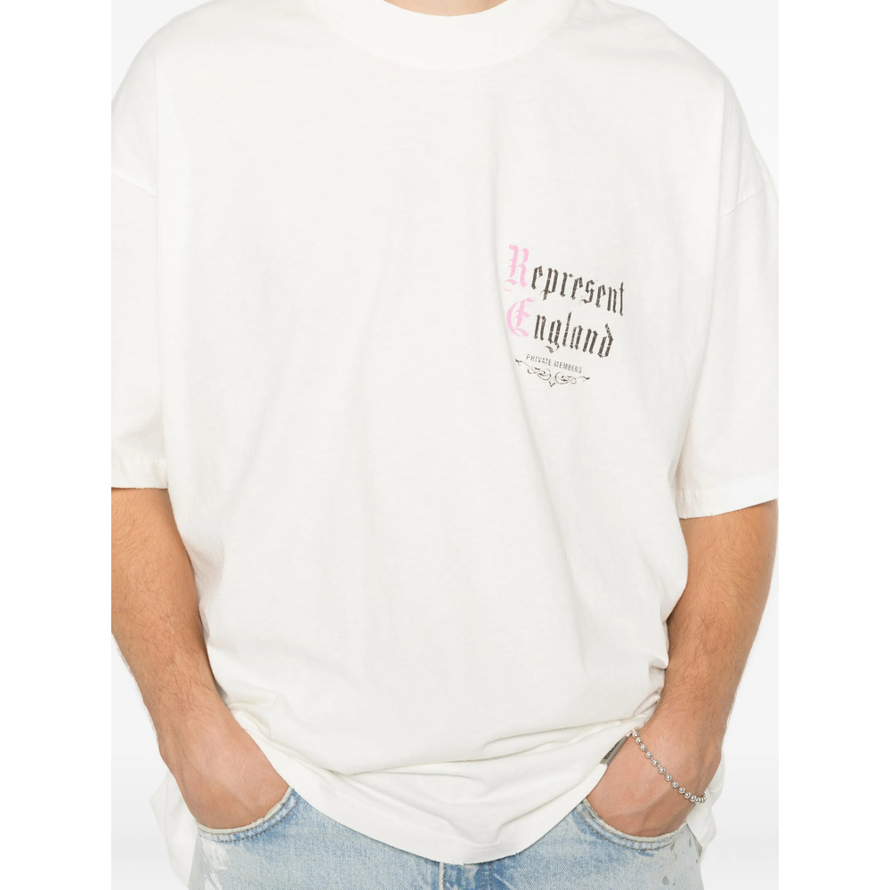 [Represent] T-shirts Short Sleeve FW26 MLM101231-72  WHITE