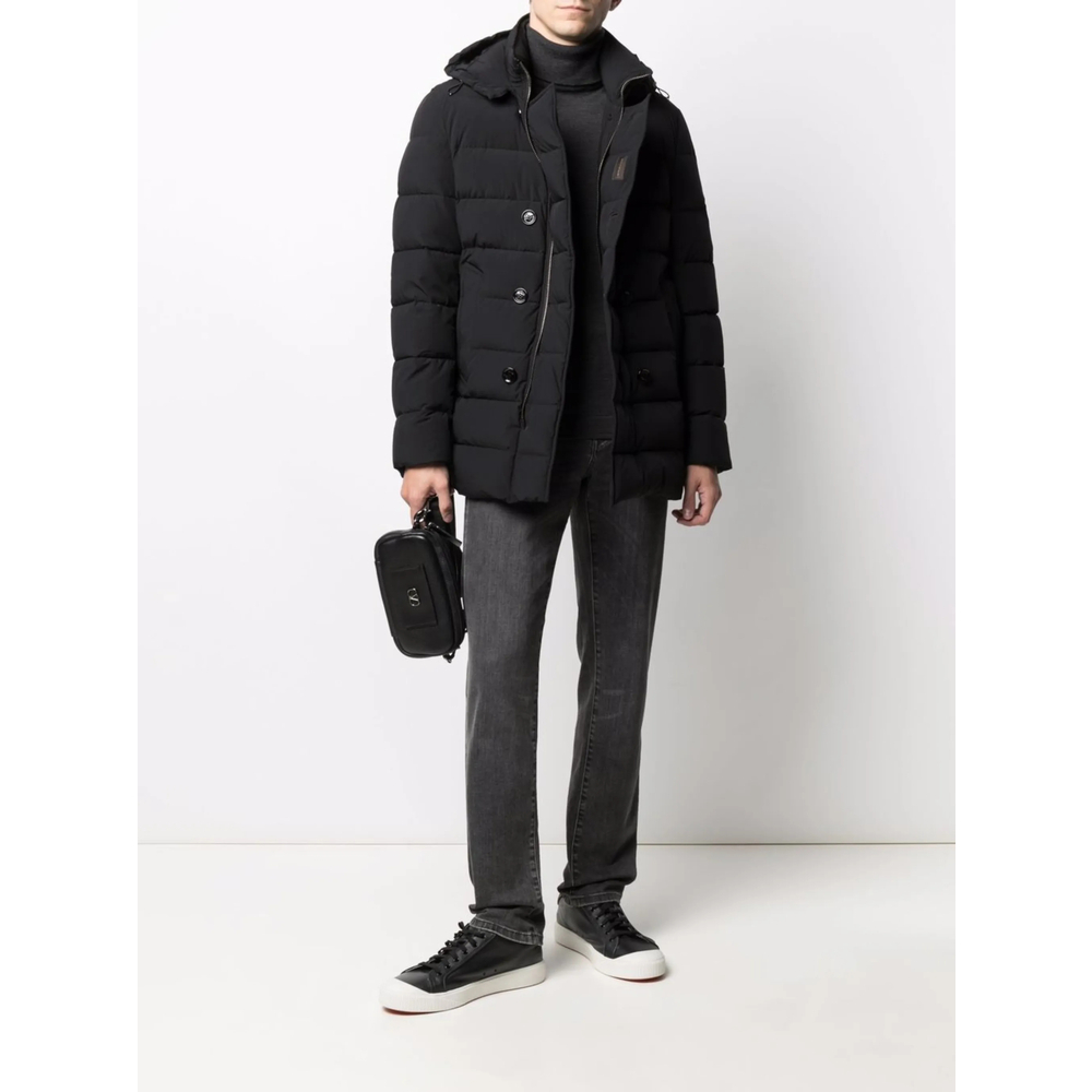 [Moorer] Down Jacket FW26 I100188 FLORIO-KN NERO
