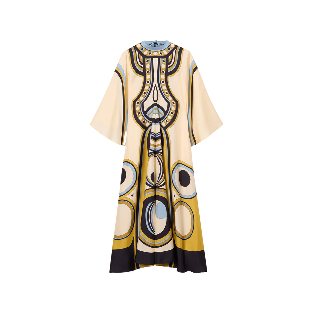 [La Double J] Long sleeve dress FW26 DRE0232 SIL006SAC0 WH04