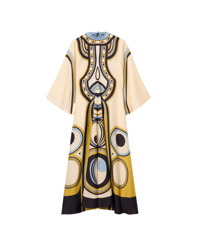 [La Double J] Long sleeve dress FW26 DRE0232 SIL006SAC0 WH04