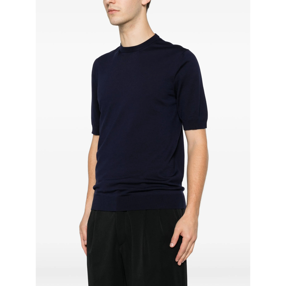 [ROBERTO COLLINA] T-shirts Short Sleeve SS26 263MYB80021  NAVY