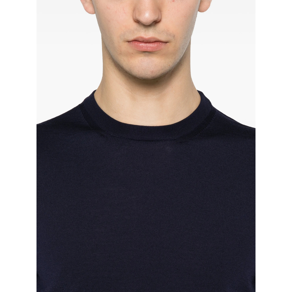 [ROBERTO COLLINA] T-shirts Short Sleeve SS26 263MYB80021  NAVY