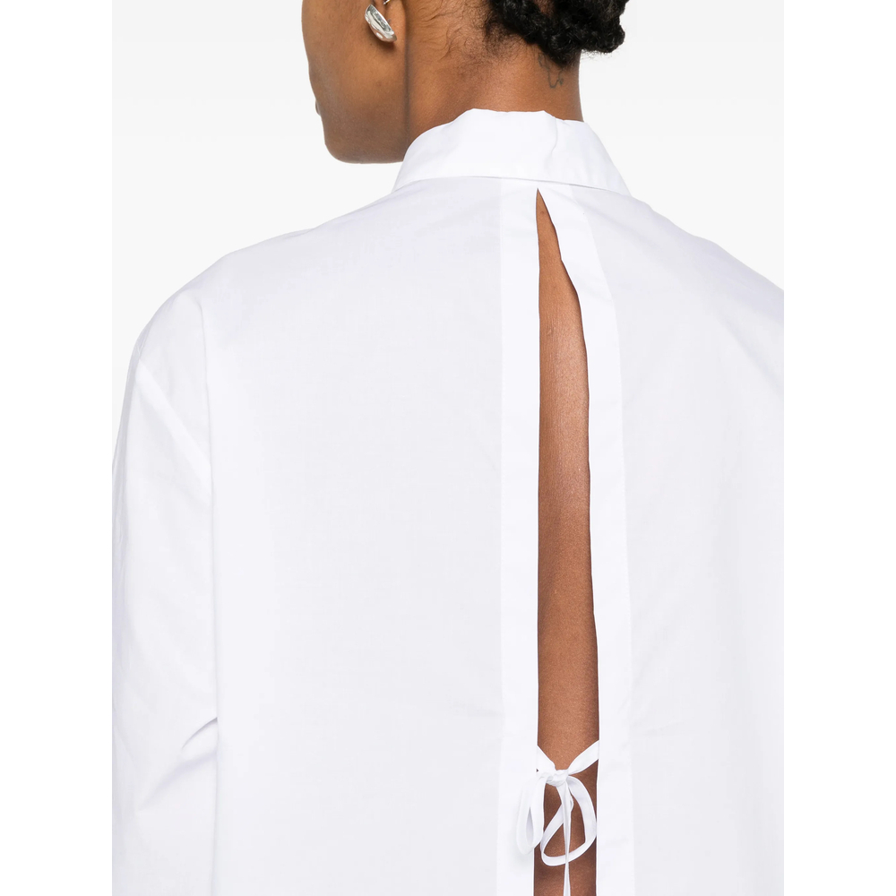[THE NINA STUDIO] Shirts Long Sleeve SS26 N2744  WHITE
