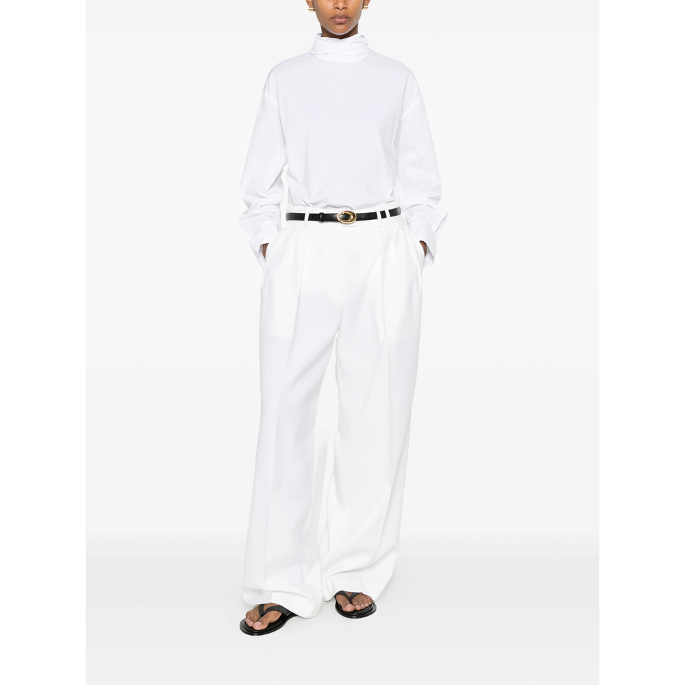 [THE NINA STUDIO] Shirts Long Sleeve SS26 N2745  WHITE