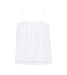 [THE NINA STUDIO] T-shirts Sleeveless SS26 N2747  WHITE