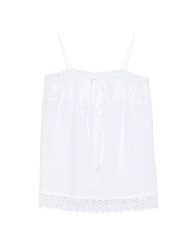 [THE NINA STUDIO] T-shirts Sleeveless SS26 N2747  WHITE