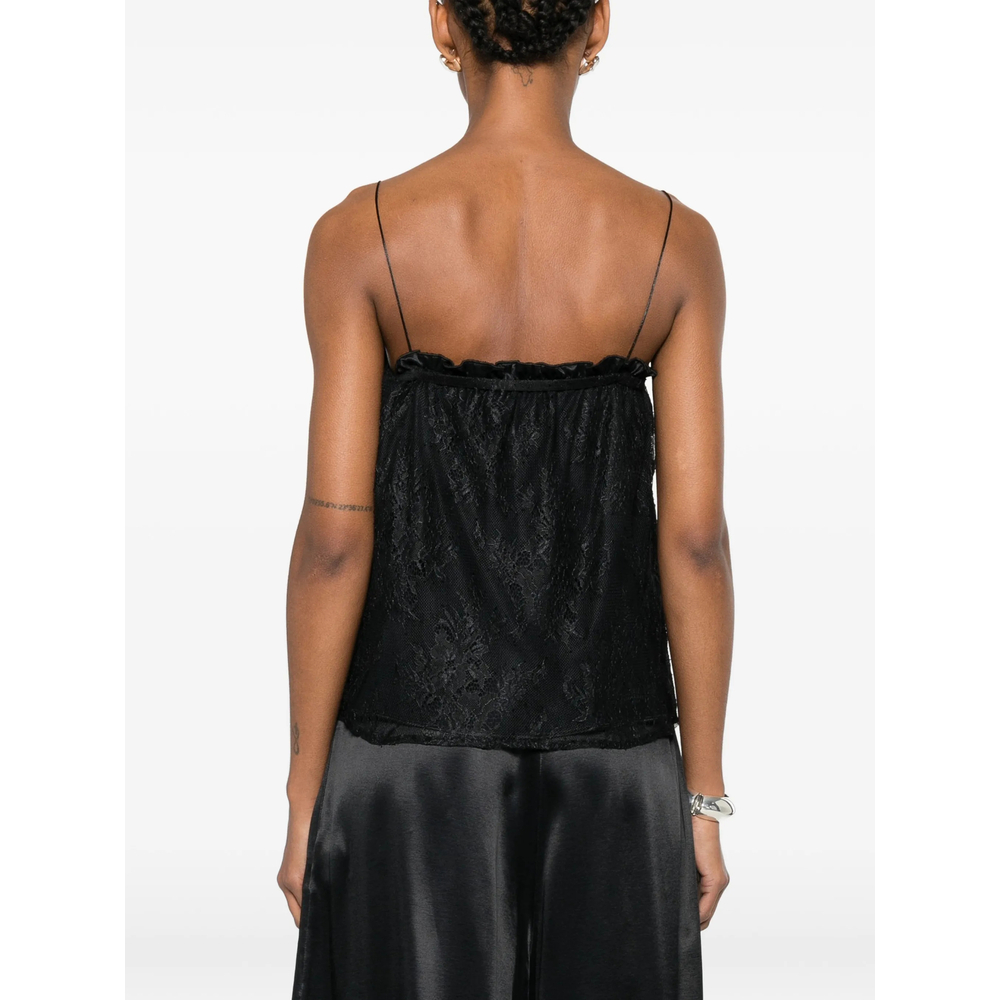 [THE NINA STUDIO] T-shirts Sleeveless SS26 N2741  BLACK
