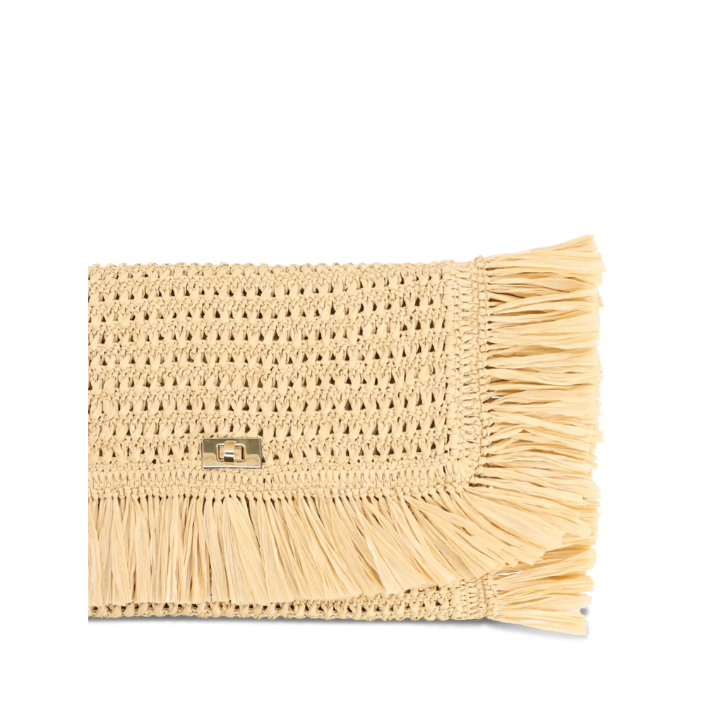 [Anya Hindmarch] Clutch bag FW26 203685 SS260047 NATUR
