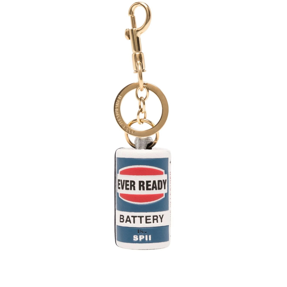 [Anya Hindmarch] Keyring FW26 171298 AW220071 OPTWH