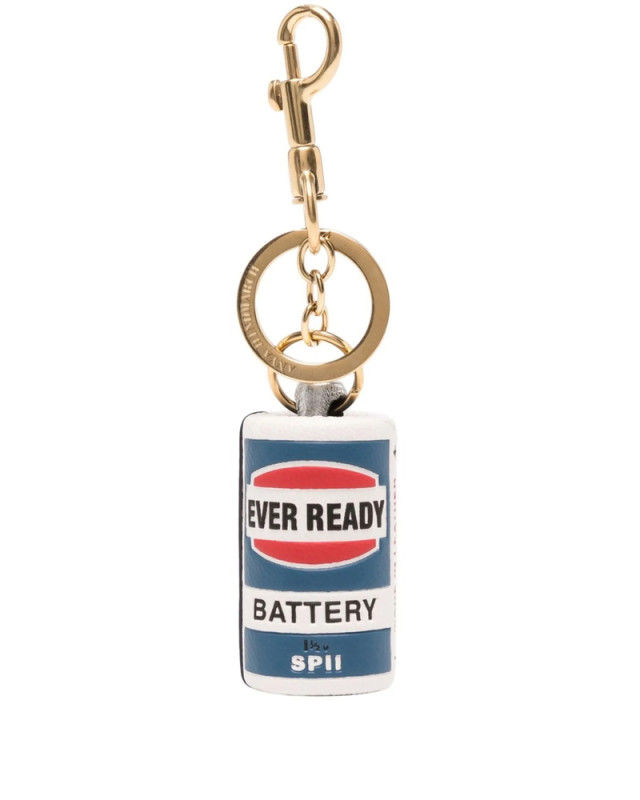 [Anya Hindmarch] Keyring FW26 171298 AW220071 OPTWH
