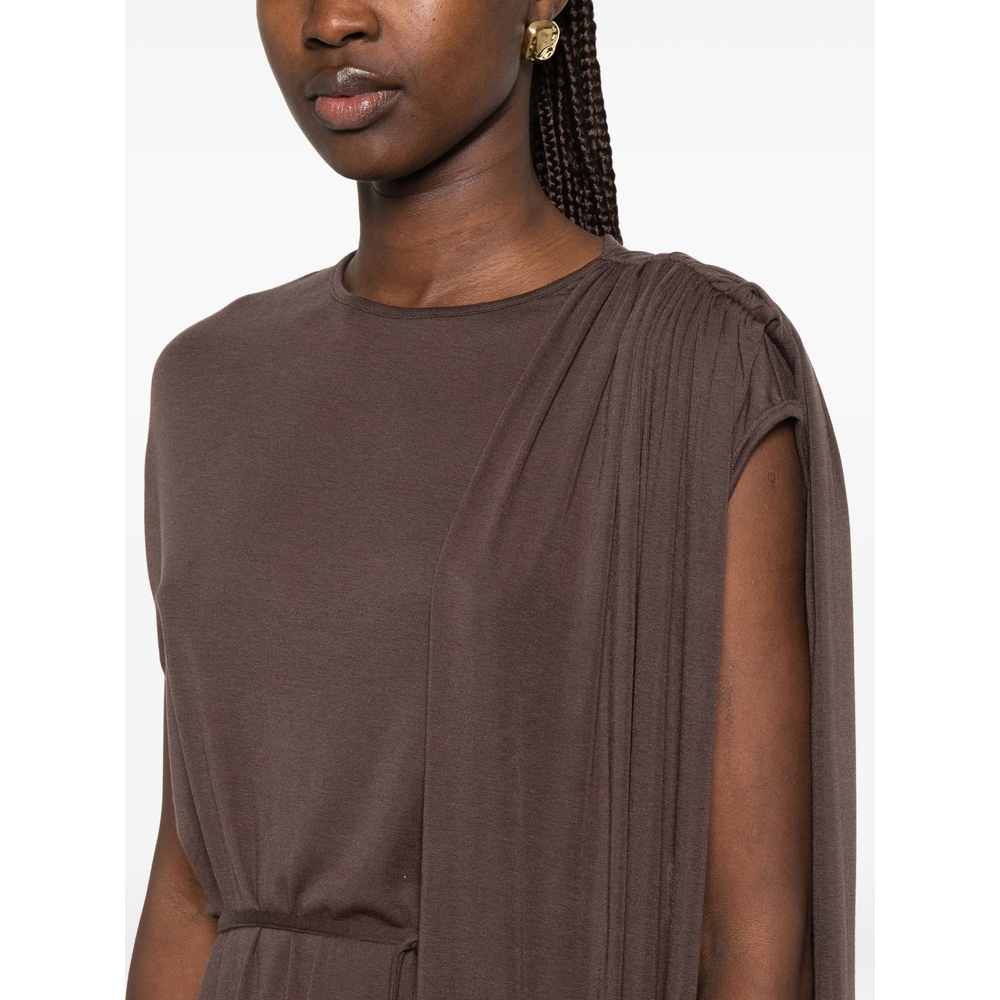 [Viktoria Chan] Sleeveless dress SS26 SS26015BR  BROWN