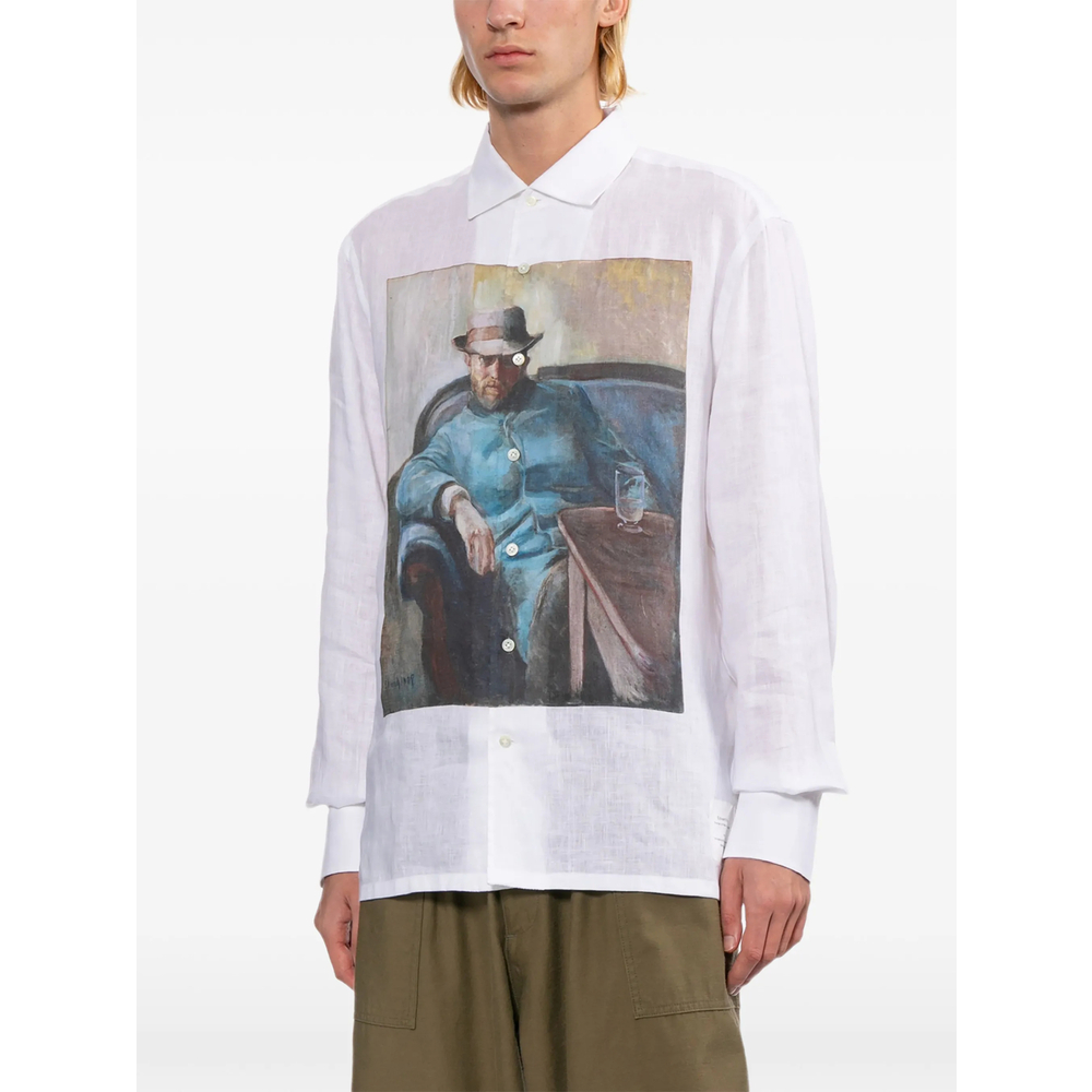 [Junya Watanabe] Shirts Long Sleeve SS26 WQ-B009  WHITE