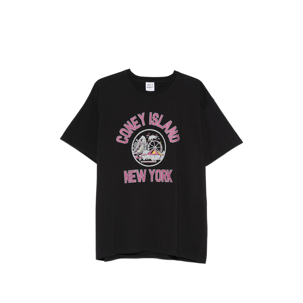 [WILD DONKEY] T-shirts Short Sleeve SS26 WDCO 153 BLACK