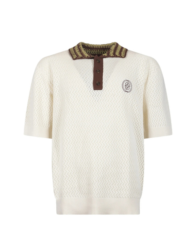 [DROLE DE MONSIEUR] Shirts Short Sleeve SS26 K-PO206 CO292 OFFWH