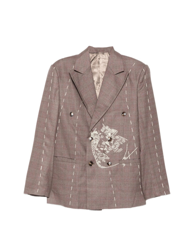 [KIDSUPER] Blazer SS26 SUT-05  BROWN