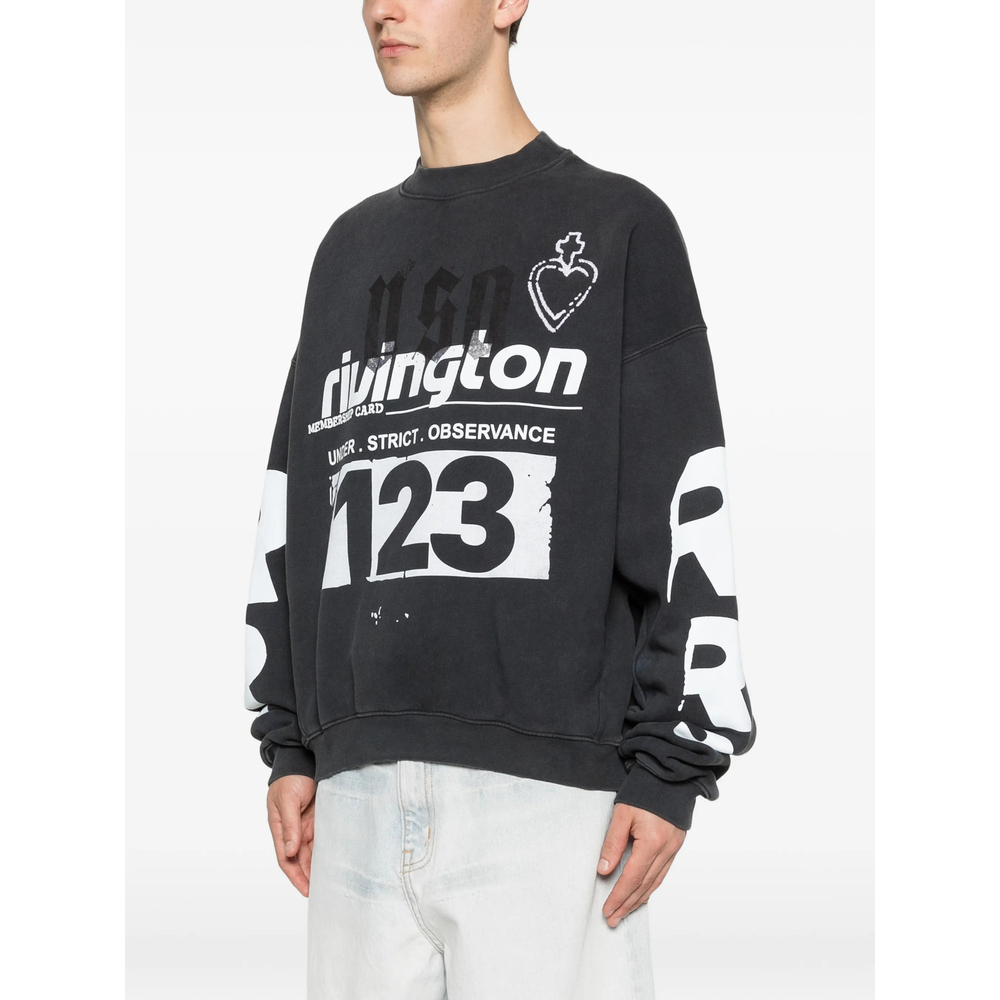 [Rivington Roi Rebis] Sweatshirt SS26 MUSO-CN00  BLCK
