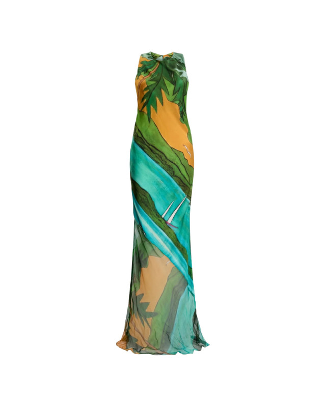 [Donde Esteban] Sleeveless dress SS26 SS26-DRS-401  MULTI