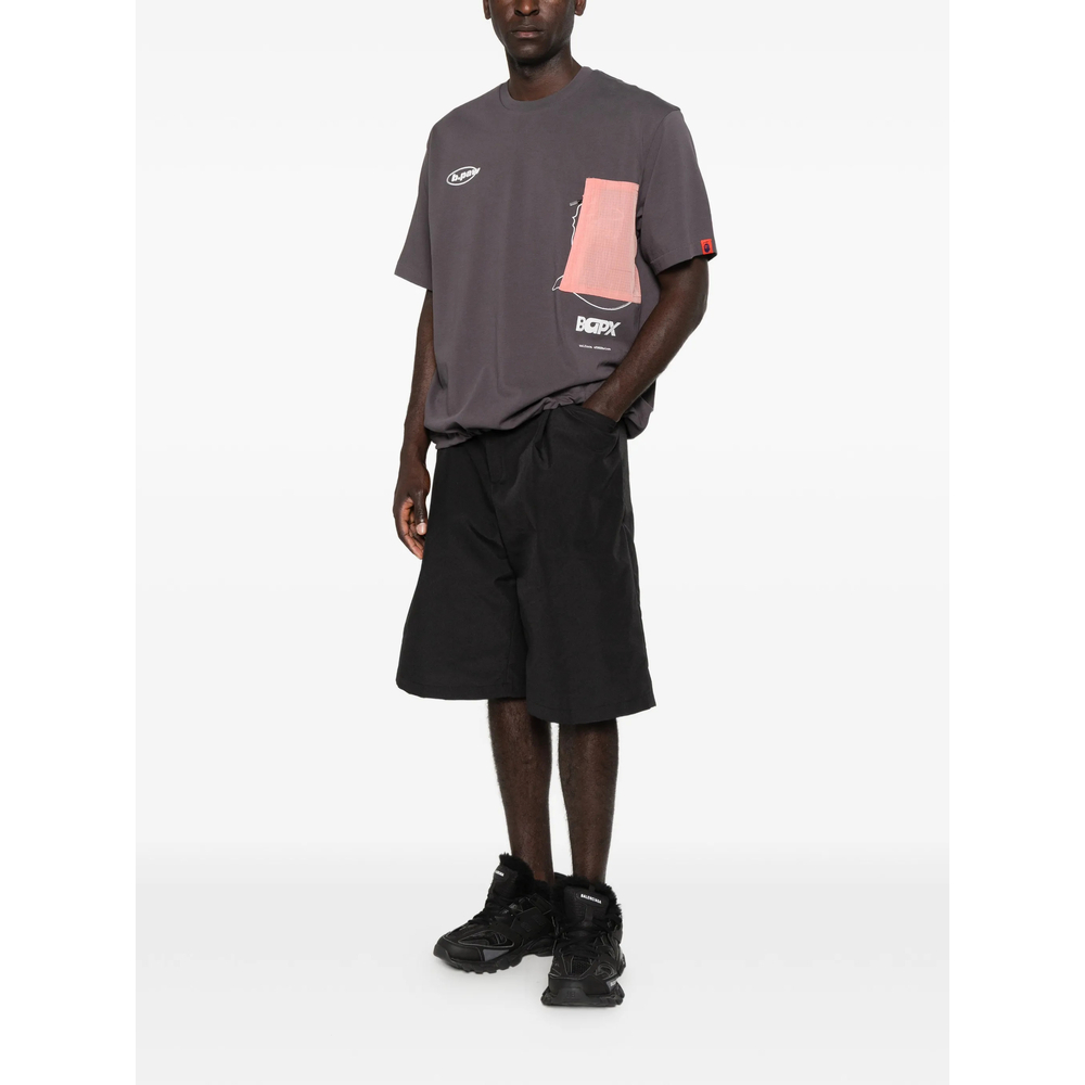 [A BATHING APE] T-shirts Short Sleeve SS26 001CSM331903C  CHARC