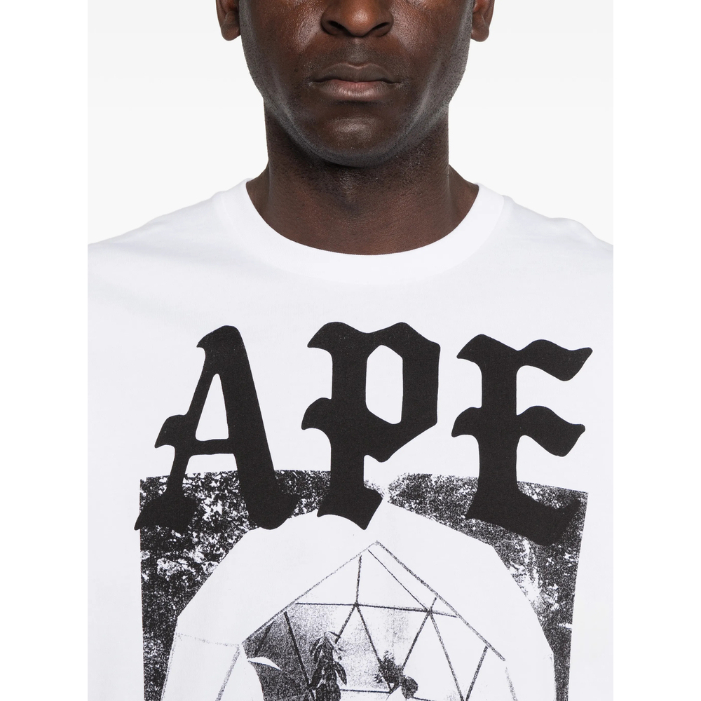 [A BATHING APE] T-shirts Long Sleeve SS26 001LTM331902C  WHITE