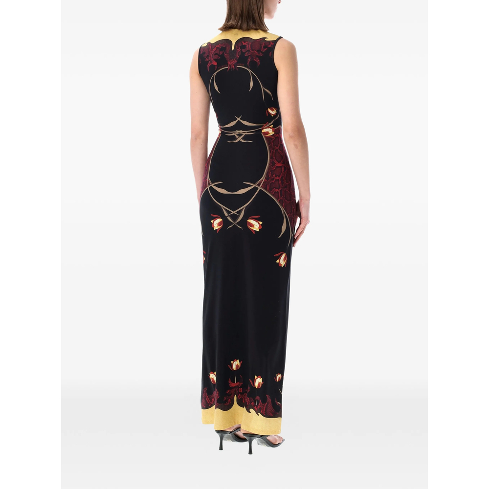 [MARINE SERRE] Sleeveless dress SS26 WDR479A CJER0118 BK97