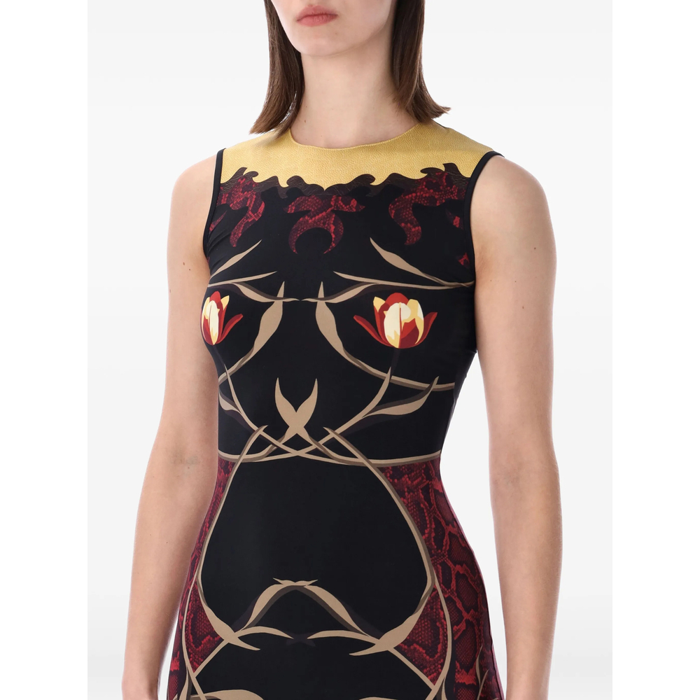 [MARINE SERRE] Sleeveless dress SS26 WDR479A CJER0118 BK97