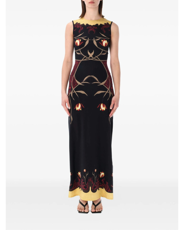 [MARINE SERRE] Sleeveless dress SS26 WDR479A CJER0118 BK97
