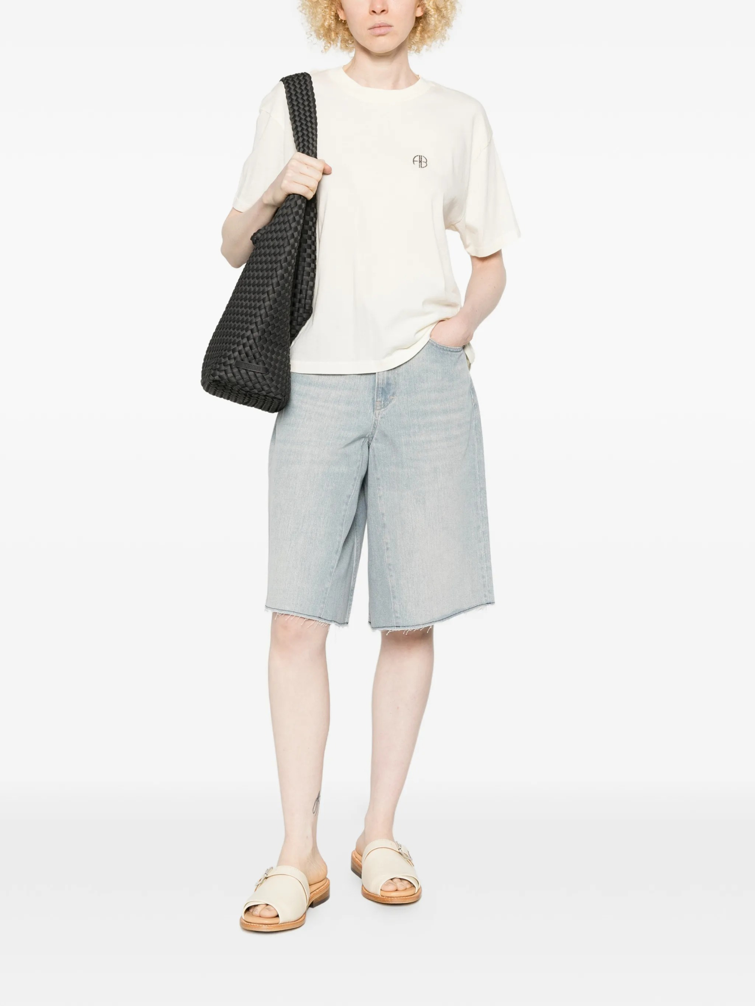 [Anine Bing] T-shirts Short Sleeve SS26 A0812383WKHA2