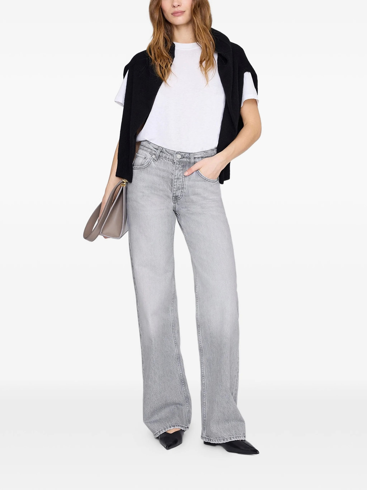 [Anine Bing] Jeans SS26 A0612023GRY35