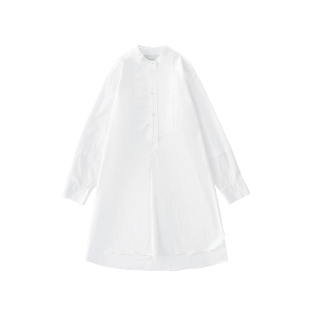 [Studio Nicholson] Long sleeve dress SS26 SNW-1764 LALON WHITE