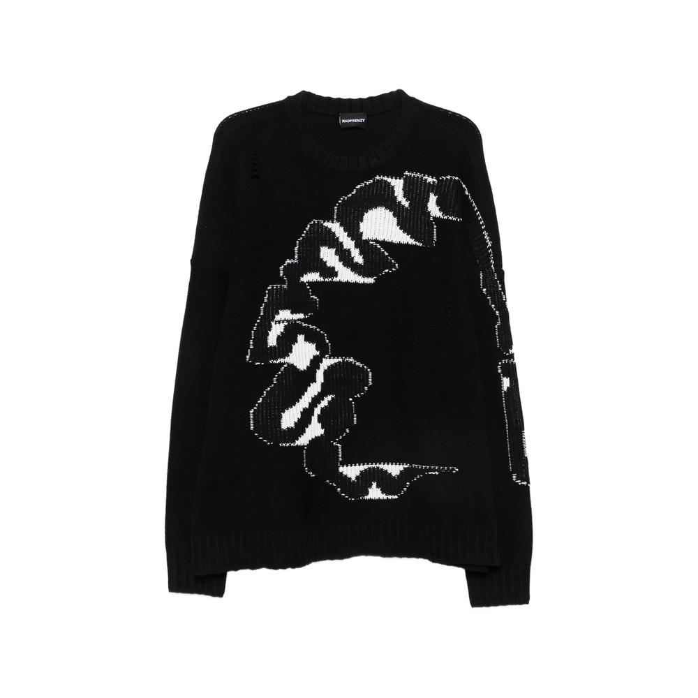 [Madfrenzy] Sweatshirt SS26 CORTEX  BLACK