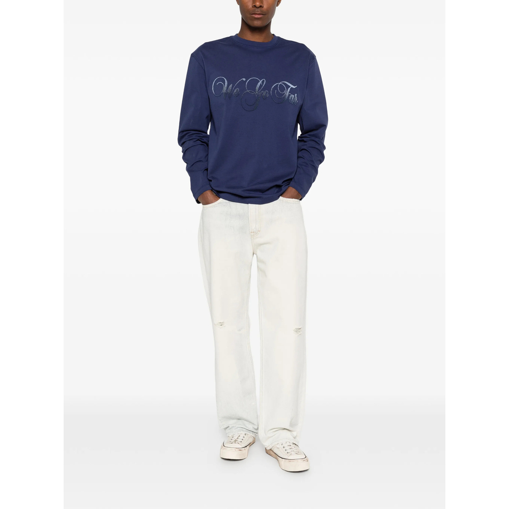 [Madfrenzy] T-shirts Long Sleeve SS26 WE GO FAR LONGSLEEVE
