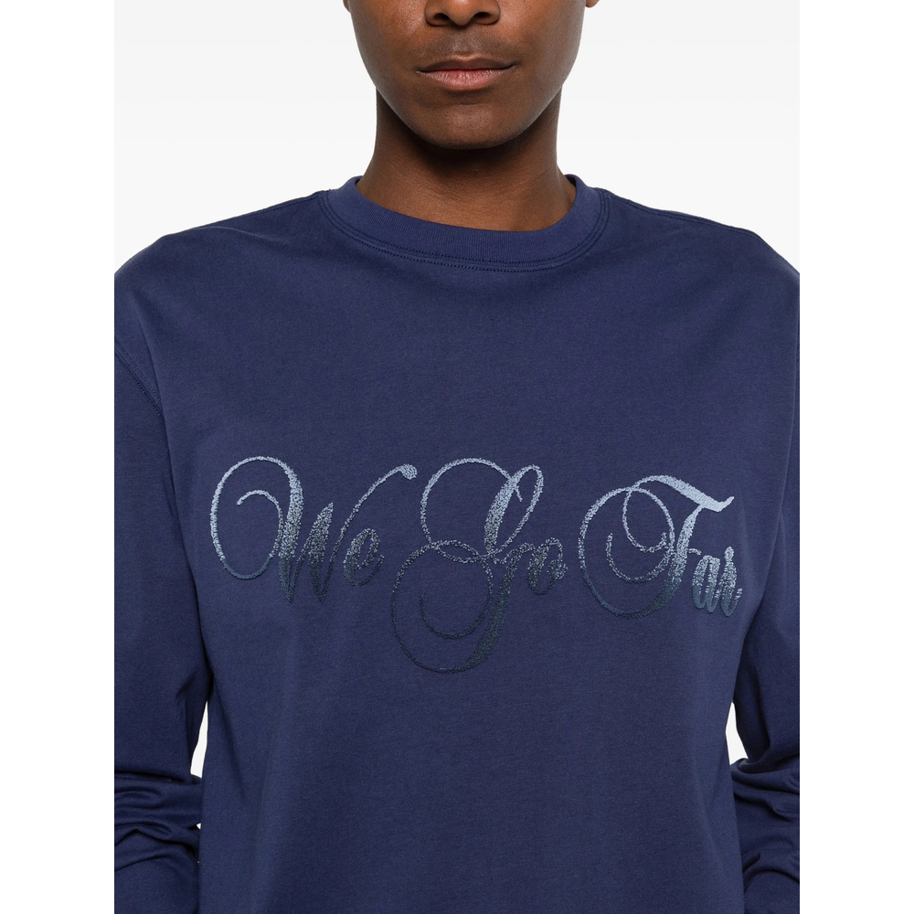 [Madfrenzy] T-shirts Long Sleeve SS26 WE GO FAR LONGSLEEVE