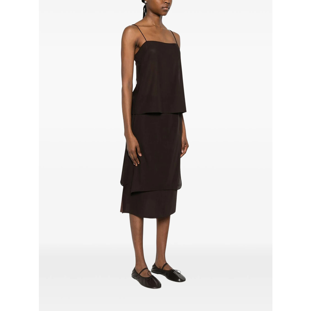 [Viktoria Chan] Sleeveless dress SS26 SS26018BR  BROWN