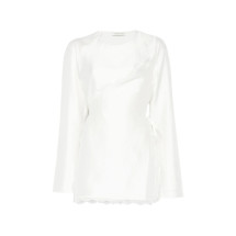 [Viktoria Chan] Blouse SS26 SS26102WH  WHITE