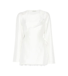 [Viktoria Chan] Blouse SS26 SS26102WH  WHITE