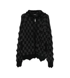 [Madfrenzy] Hoodie SS26 SPIKED  CHESS