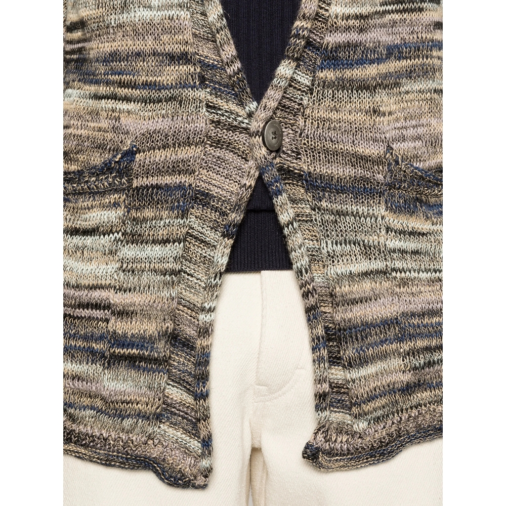 [ROBERTO COLLINA] Cardigan SS26 261MYA39012  NECAM
