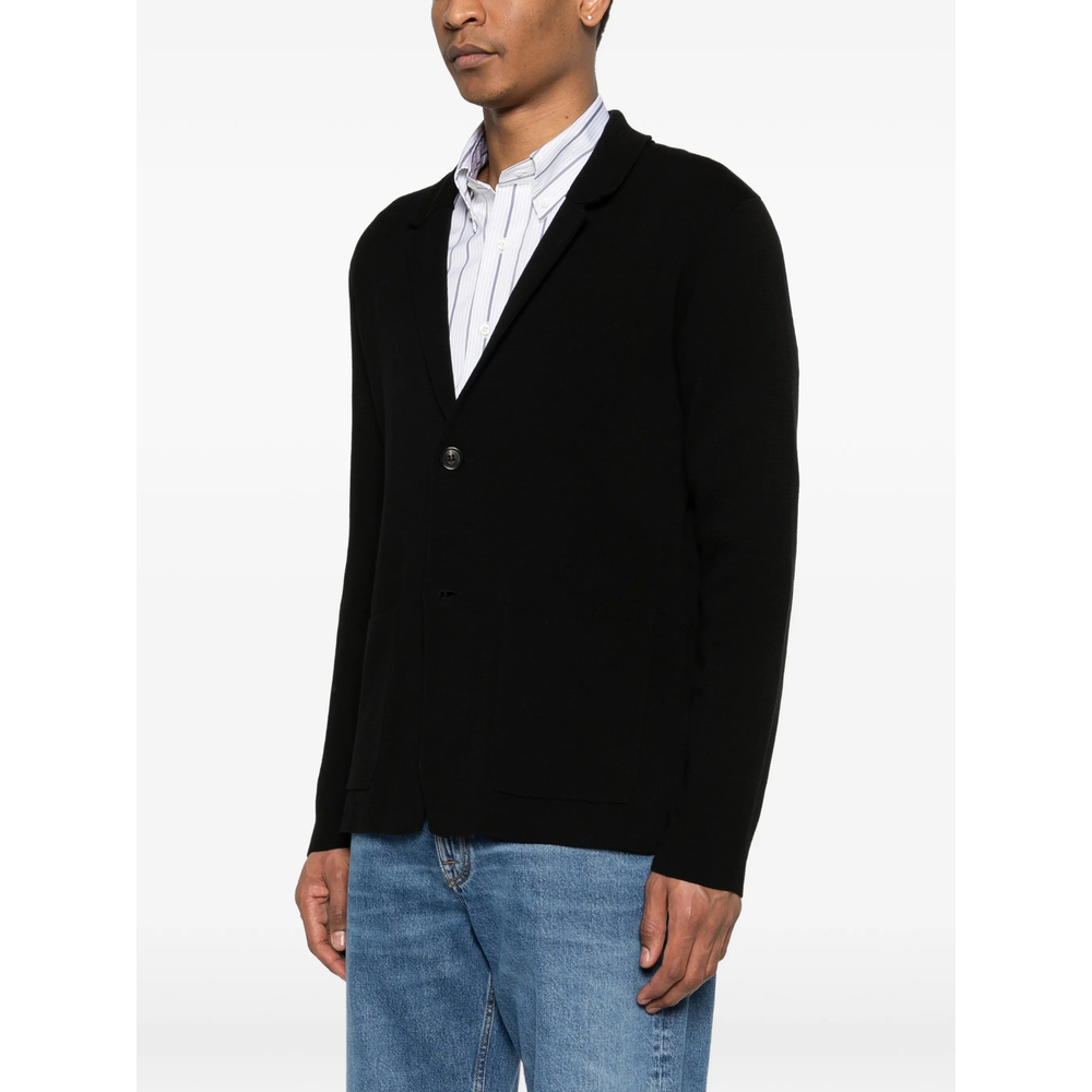 [ROBERTO COLLINA] Cardigan SS26 261MYA09011  NERO