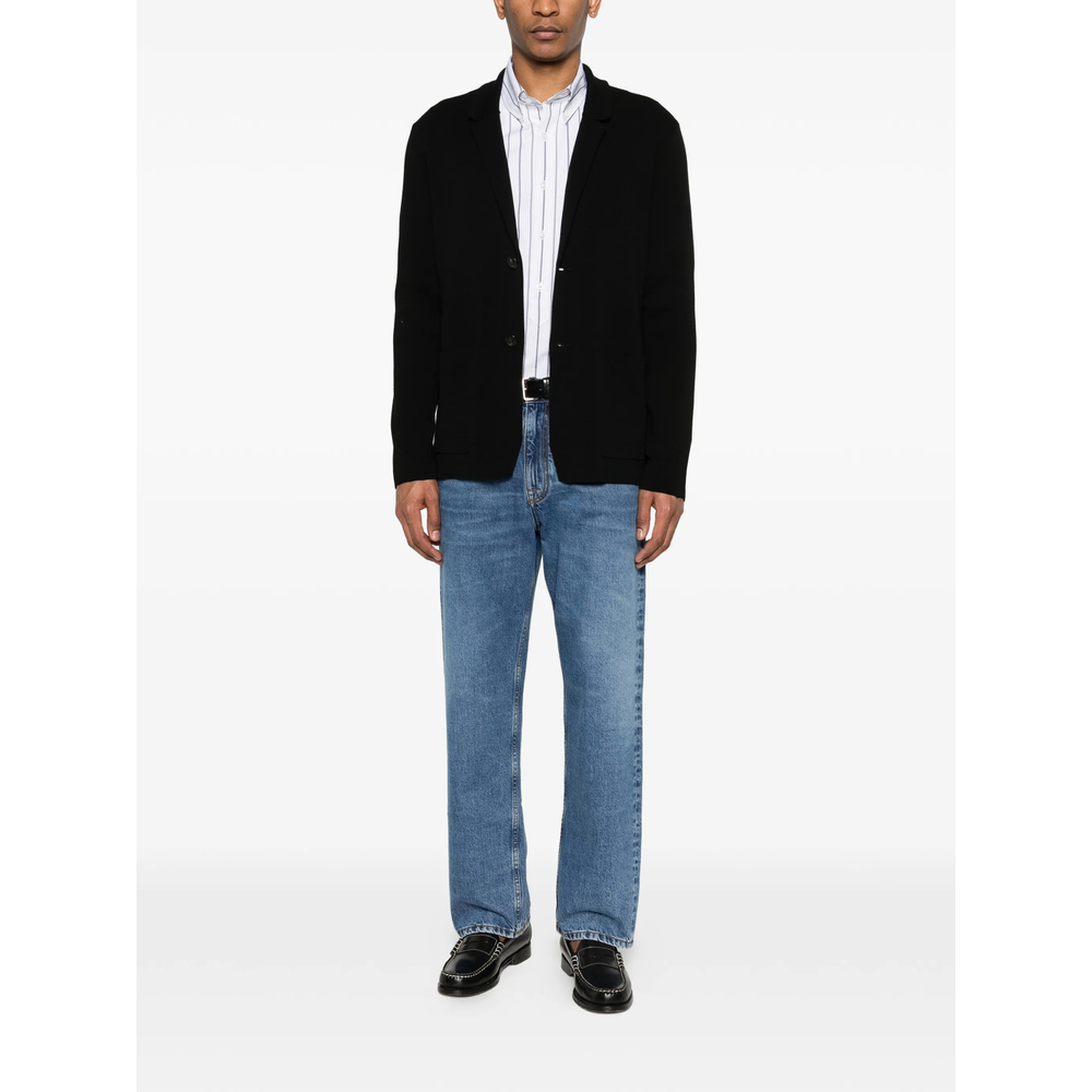 [ROBERTO COLLINA] Cardigan SS26 261MYA09011  NERO